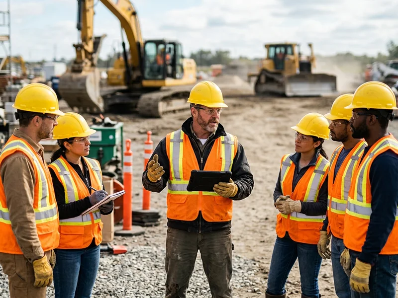 Şantiyede iş güvenliği: makine operasyonlarında riskler ve önlemler