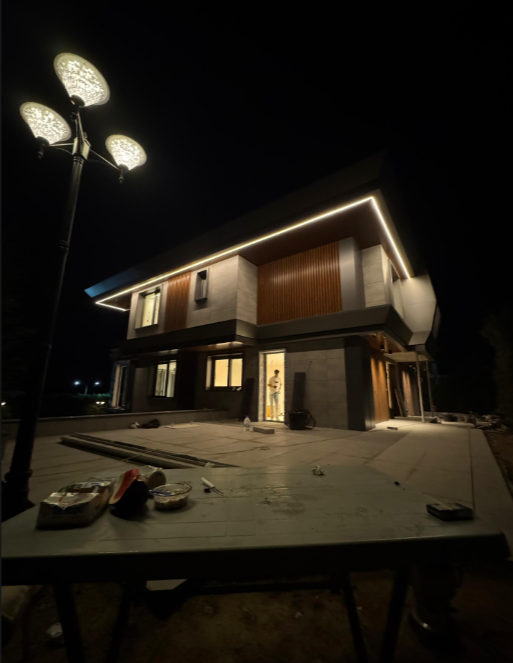 VİLLA DIŞ ÇEPHE AYDINLATMA PROJESİ 